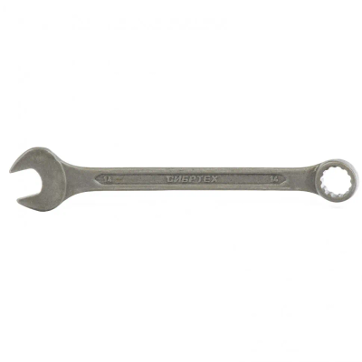 Ключ комбинированный Сибртех 14 мм, CrV, фосфатированный, ГОСТ 16983 - фото 1