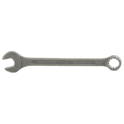 Ключ комбинированный Сибртех 15 мм, CrV, фосфатированный, ГОСТ 16983 - фото 1