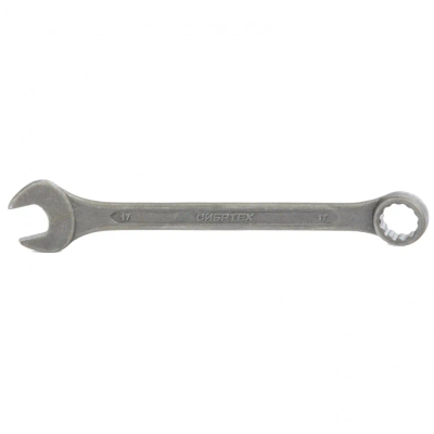 Ключ комбинированный Сибртех 17 мм, CrV, фосфатированный, ГОСТ 16983 - фото 1