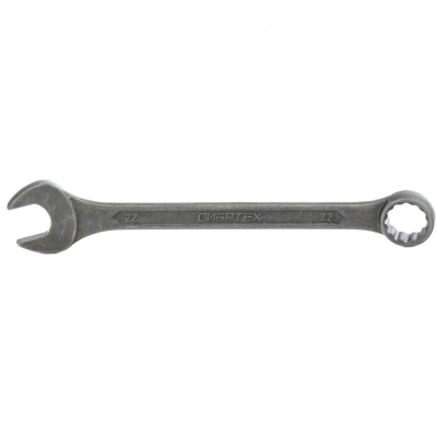 Ключ комбинированный Сибртех 22 мм, CrV, фосфатированный, ГОСТ 16983 - фото 1