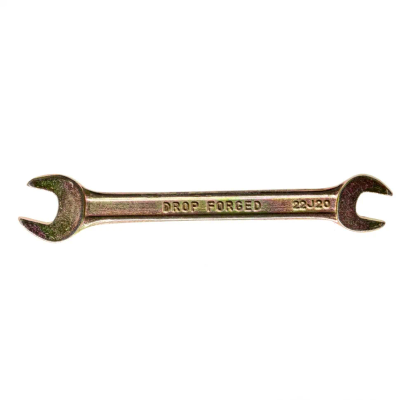 Ключ рожковый, 8х10 мм, желтый цинк Сибртех - фото 1