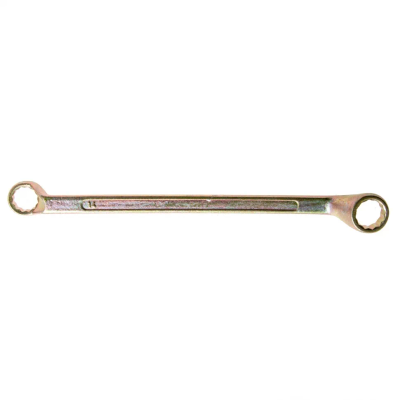 Ключ накидной, 14х15 мм, желтый цинк Сибртех - фото 1