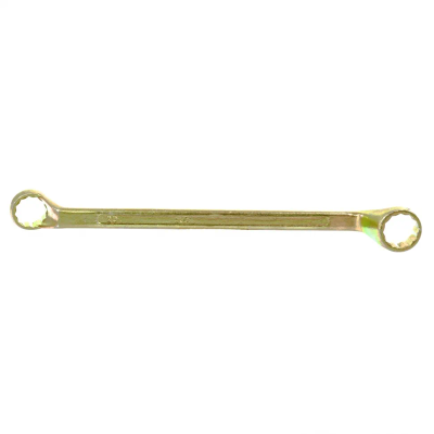 Ключ накидной, 20х22 мм, желтый цинк Сибртех - фото 1