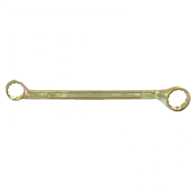 Ключ накидной, 24х27 мм, желтый цинк Сибртех - фото 1