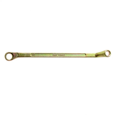 Ключ накидной, 8х10 мм, желтый цинк Сибртех - фото 1