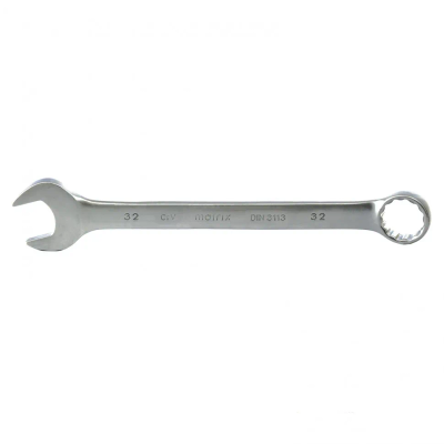 Ключ комбинированный, 32 мм, CrV, матовый хром Matrix - фото 1