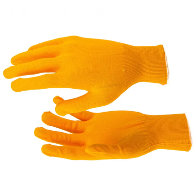 Перчатки Нейлон, 13 класс, оранжевые, XL Россия - фото 1