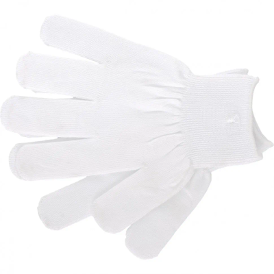 Перчатки Нейлон, 13 класс, белые, XL Россия - фото 1