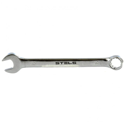 Ключ комбинированный, 13 мм, CrV, матовый хром Stels - фото 1