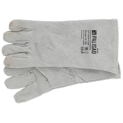 Перчатки спилковые с манжетой для садовых и строительных работ, утолщенные, размер XL, Palisad - фото 1