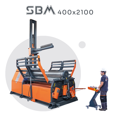 Гидравлический 4-х валковый станок MAC BENDING SBM 400х2100 - фото 1