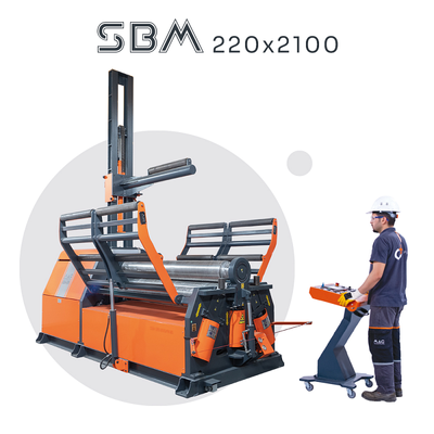 Гидравлический 4-х валковый станок MAC BENDING SBM 220х2100 - фото 1