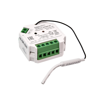 Реле SWG EASYBUS AC 220В для подключения к обычному выключателю, без нейтрали, 400Вт 007501 - фото 1