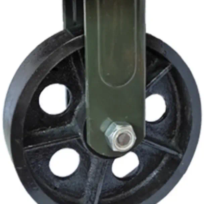 Сверхбольшегрузное стальное колесо без резины неповоротное FHs63 150мм, 1000 кг 1007639 - фото 1