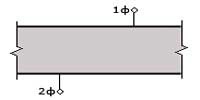 Схема подключения пластинчатого электрода