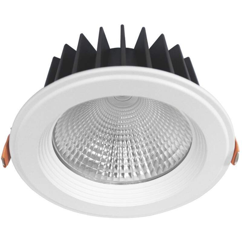 Светильник светодиодный led downlight. Цоколь g53. Светильник встраиваемый с антибликовой решеткой.