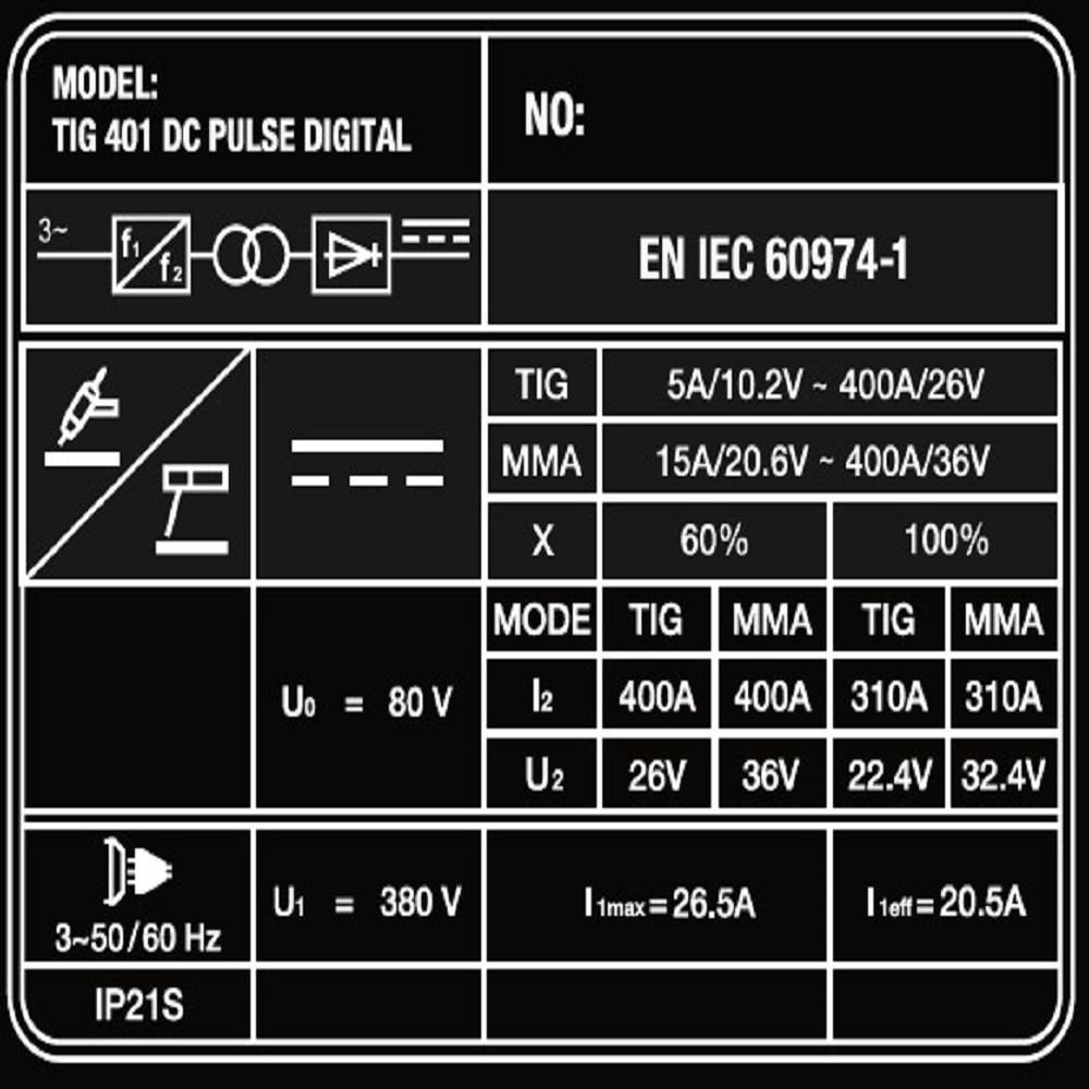 Аппарат аргонодуговой сварки FoxWeld SAGGIO TIG 401 DC Pulse Digital - фото 8