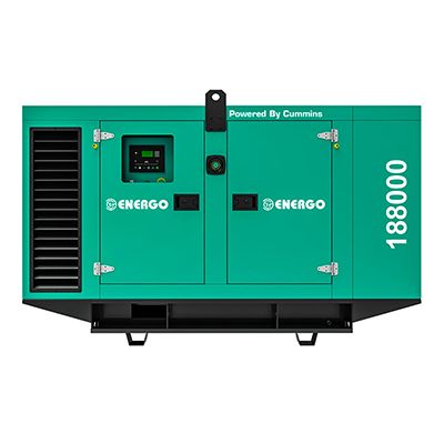 Дизельная электростанция ENERGO AD30-T400C-S в звукоизолирующем корпусе 140 л